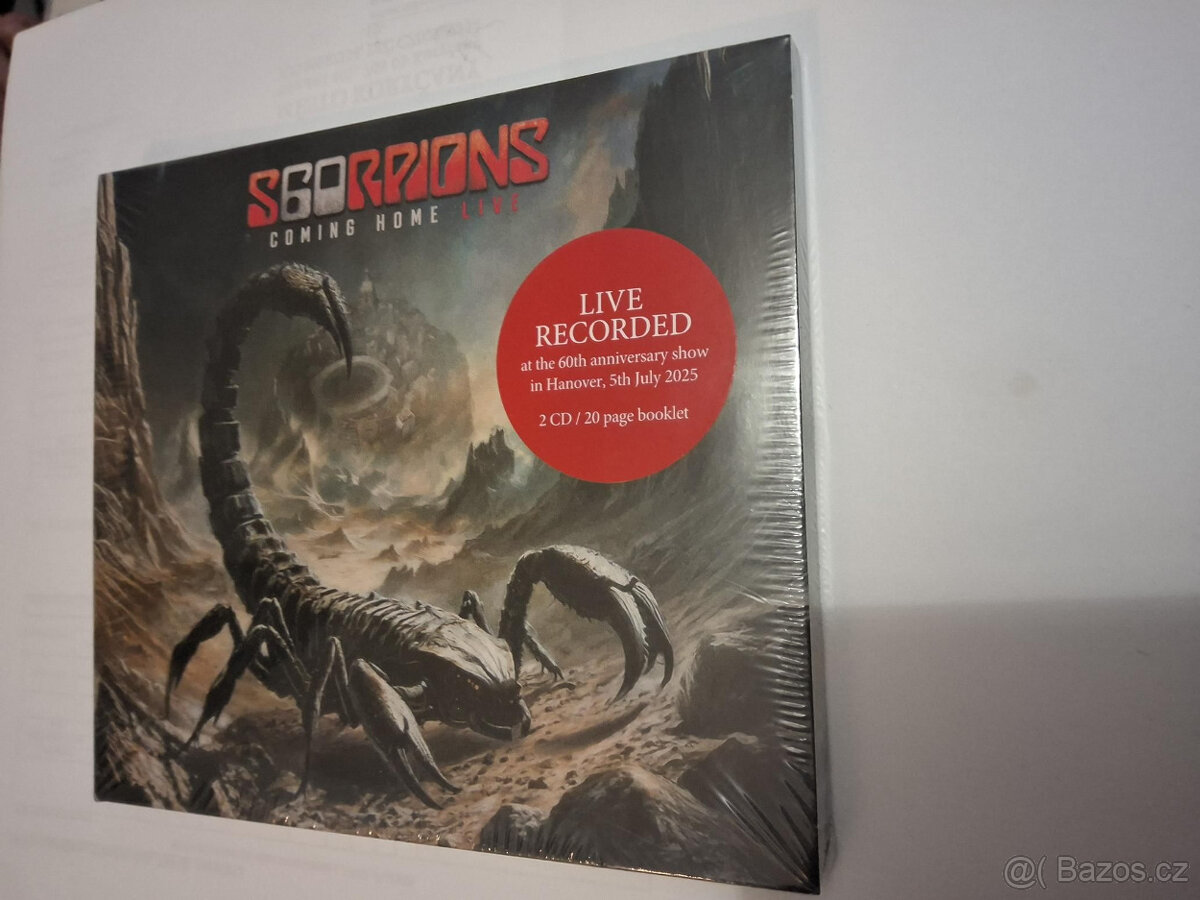 2CD Scorpions – Coming Home Live 2025 digipack - 13