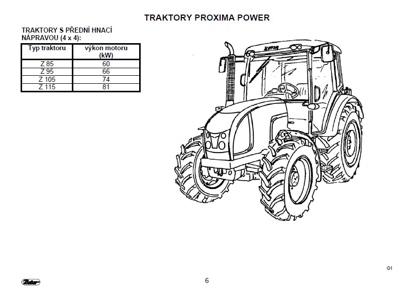 NÁVOD K OBSLUZE ZETOR PROXIMA PLUS A POWER - 13