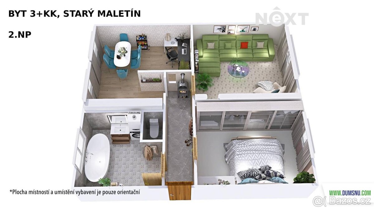 Prodej byt 3+kk, 56㎡ - 13