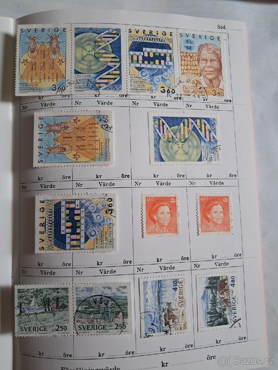 Švédské známky - 13