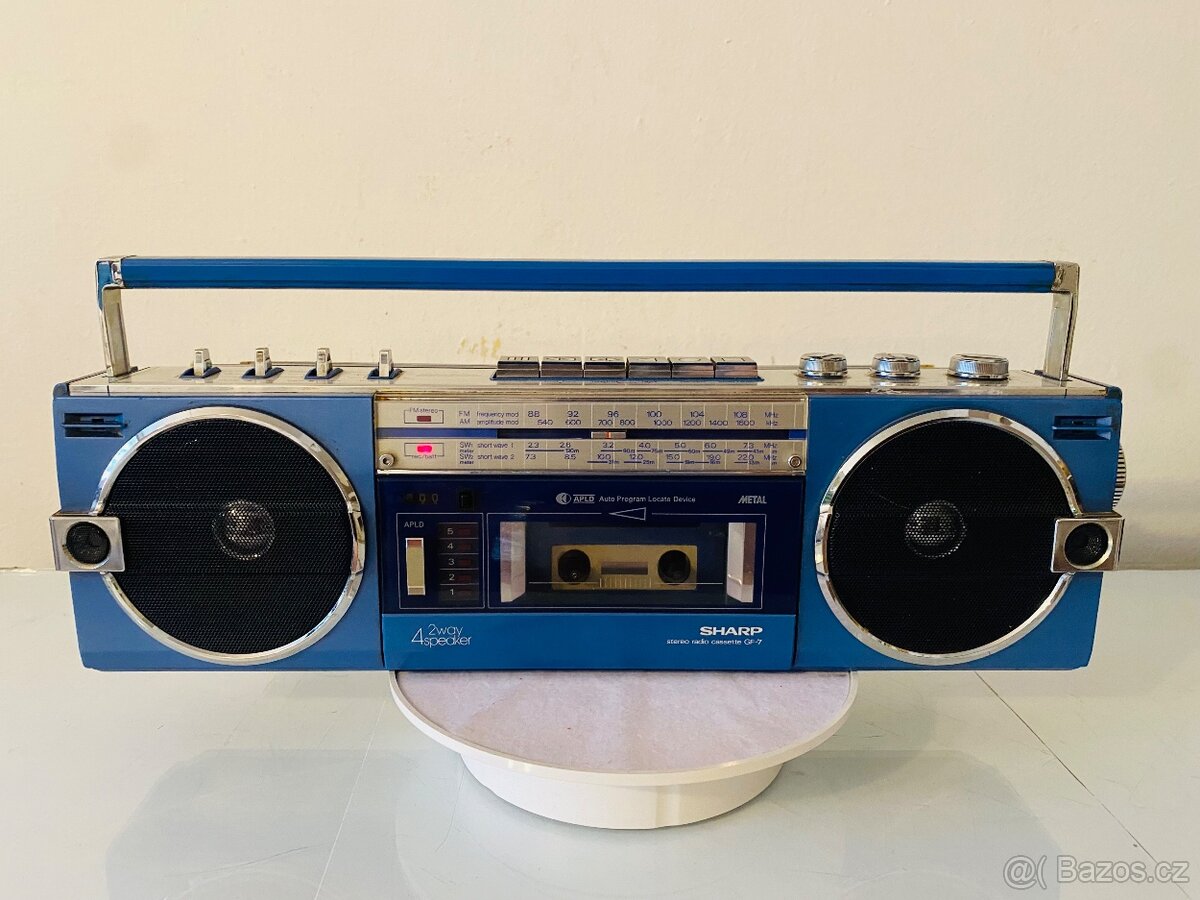 Radiomagnetofon Sharp GF-7, rok 1984 - 13