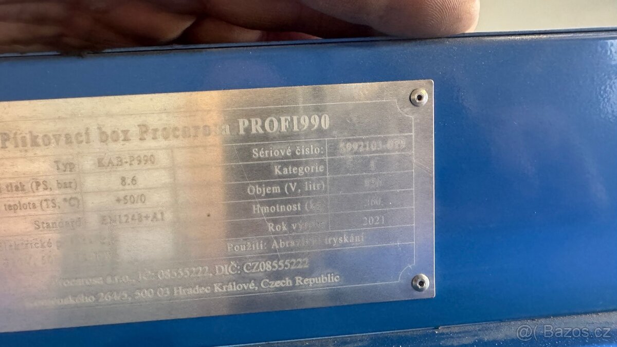 Pískovací box Procarosa PROFI990 - 13