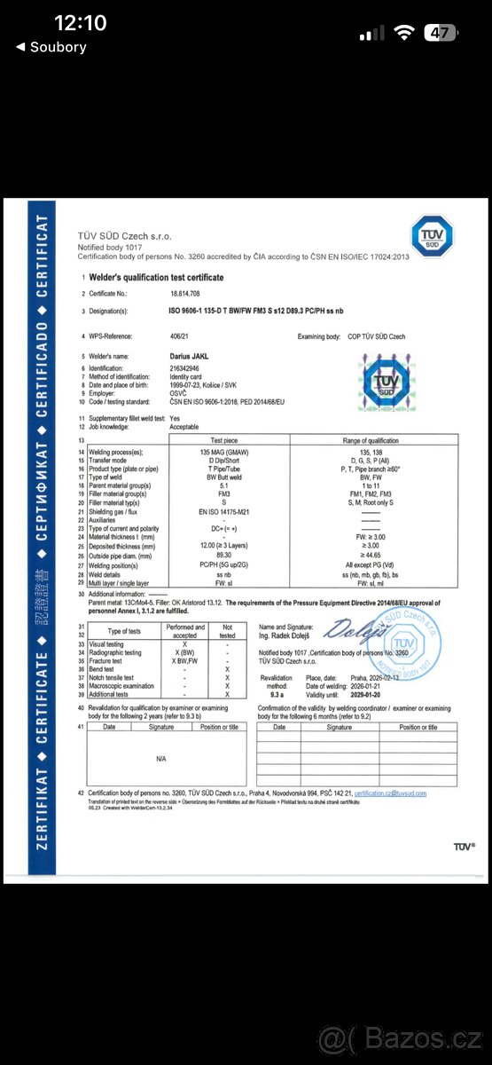 Svarec MIG/MAG ZK 135 CO2 - 13