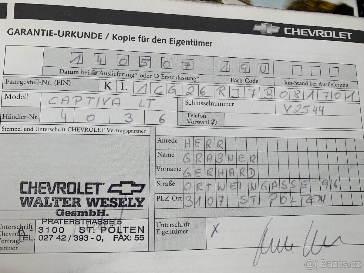 Chevrolet Captiva 2.0cdti 4x4 PRODÁNO - 13