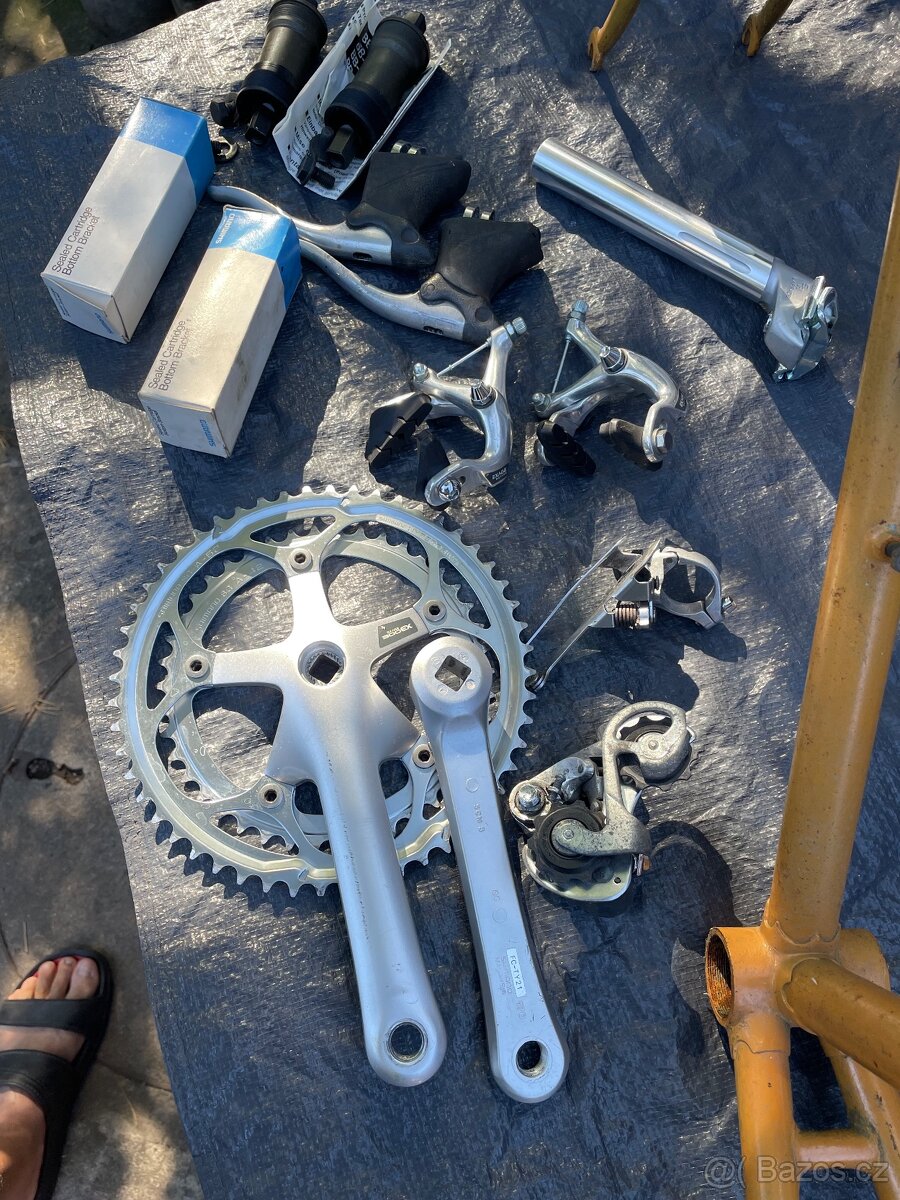 Rám kola pedály měnič kliky osa brzdy - 13