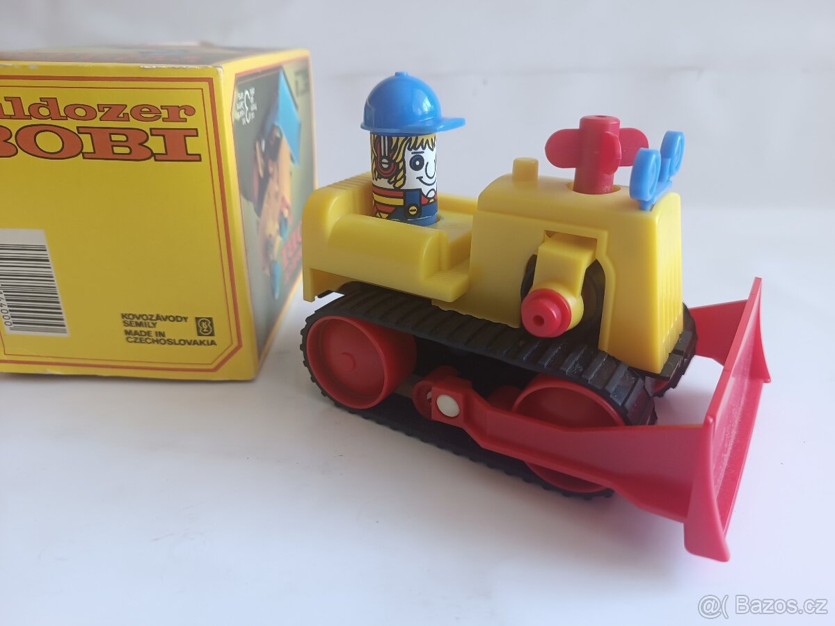 Staré hračky - buldozer BOBI - 13