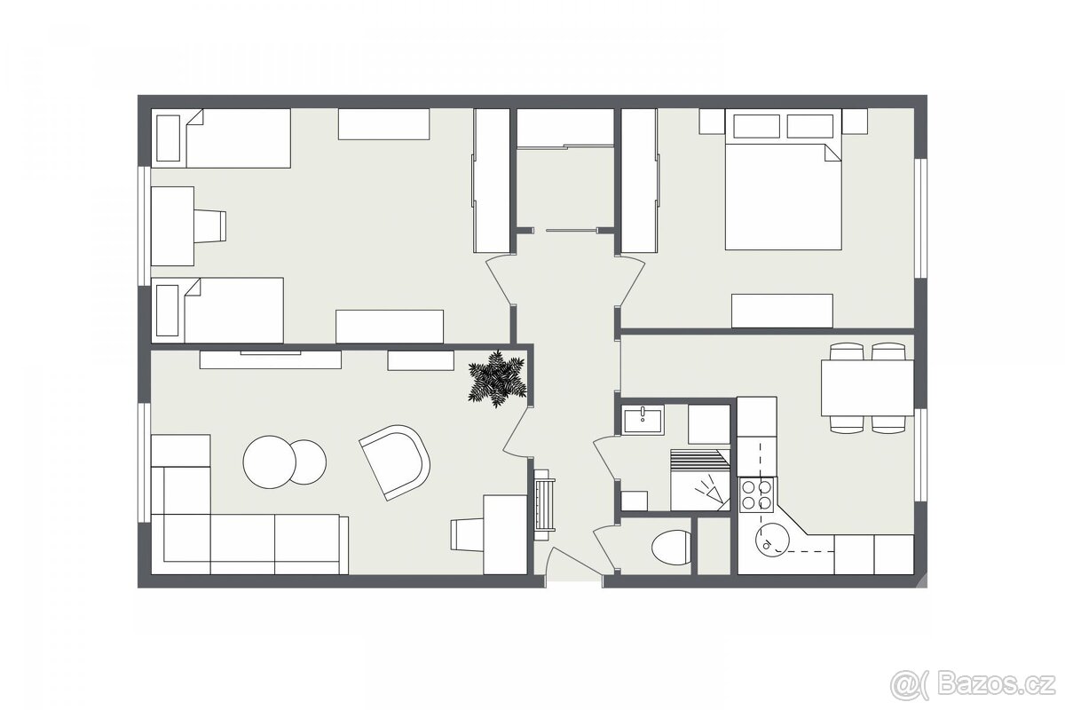 Podnájem bytu 3+1 v Bohumíně, ul. Štefánikova - 13