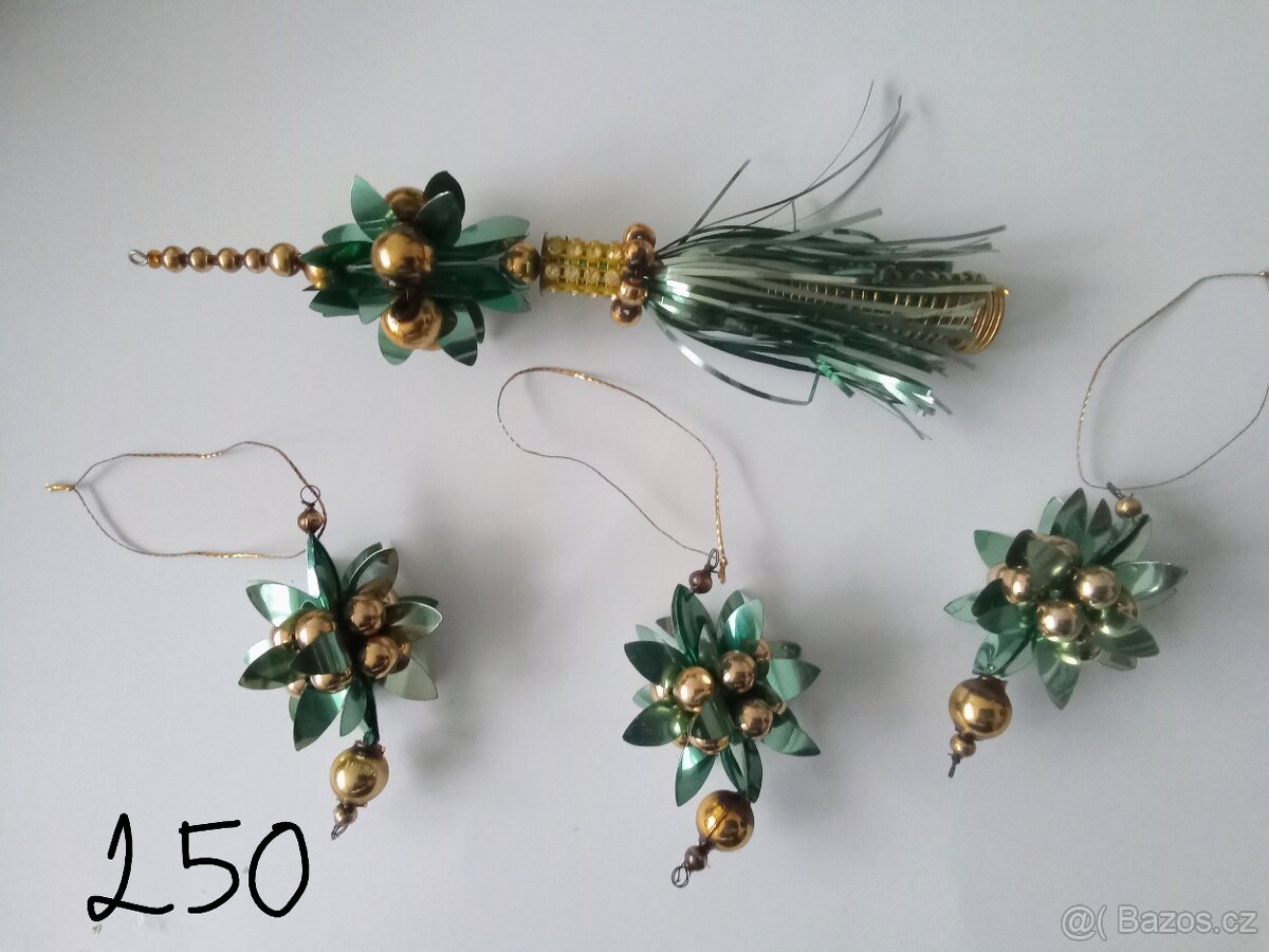 Staré vánoční ozdoby, baňky a jiné - 13