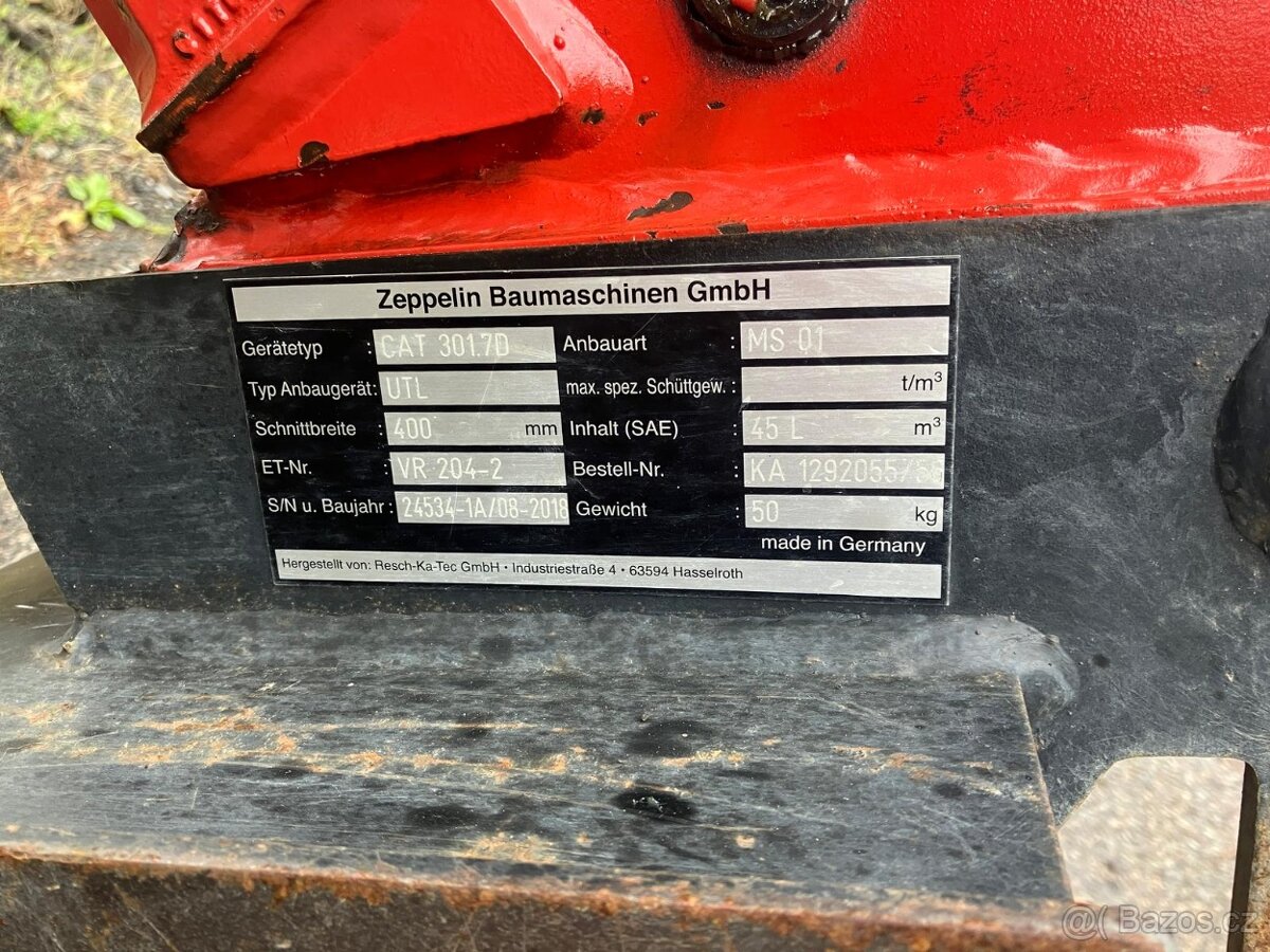 Prodám minibagr CAT 301.6 - 13