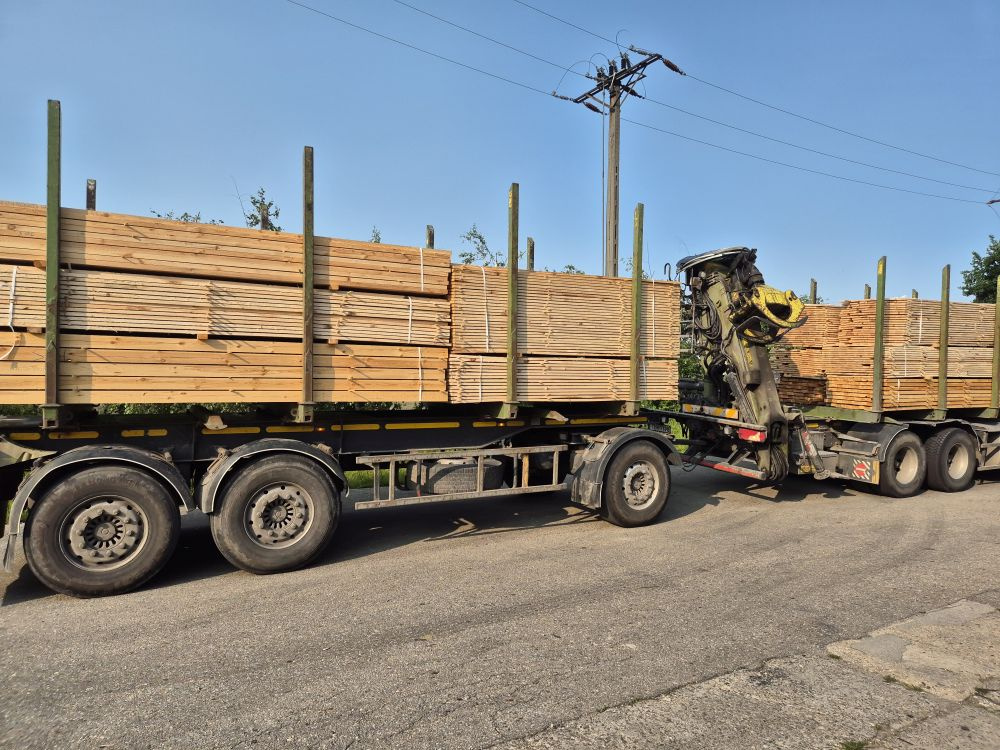 Dřevěná palisáda Kulatá impregnovaná - 13