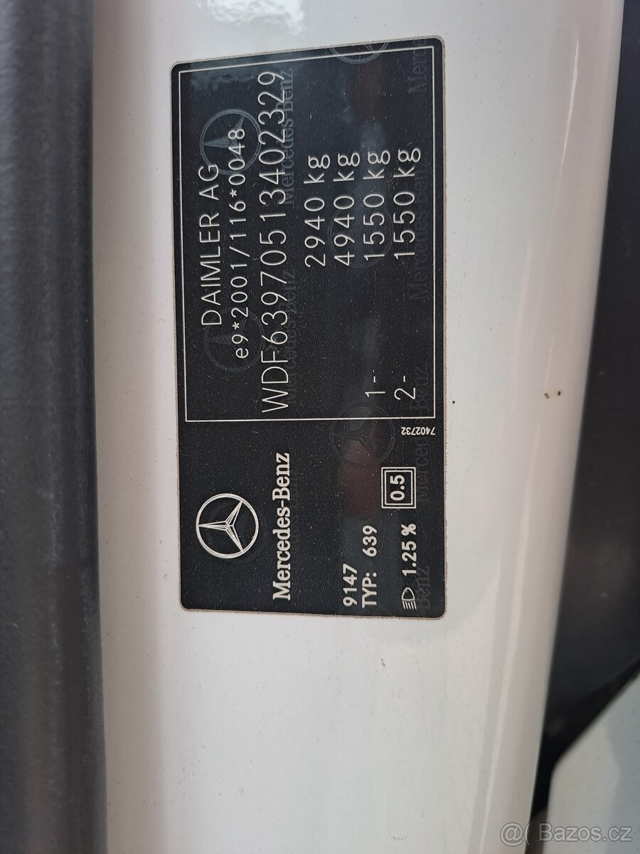 Vito 4x4 extralang, 9mist, naftové topení - 13