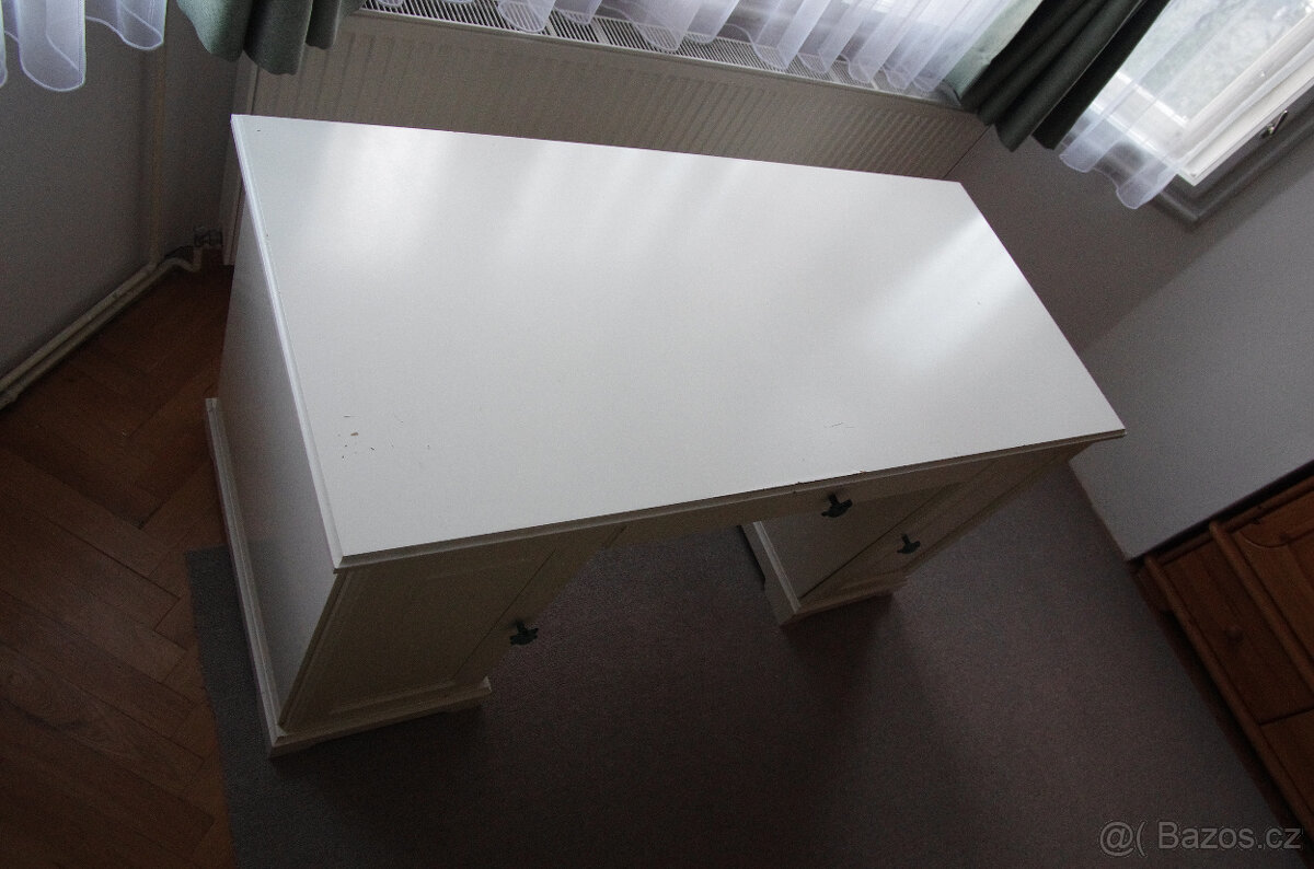 Ikea Liatorp bílý pracovní stůl - 13