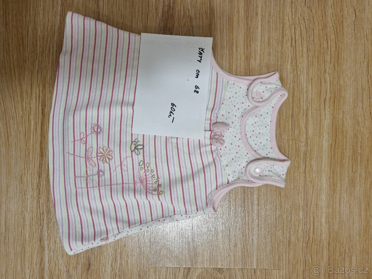 kojenecké body, trička a šaty vel cca 62 - 68 / 3-6 mes - 13