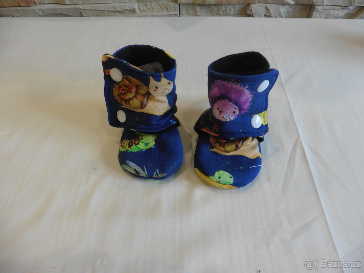 Dětské bavlněné capáčky - více velikostí a vzorů - 13