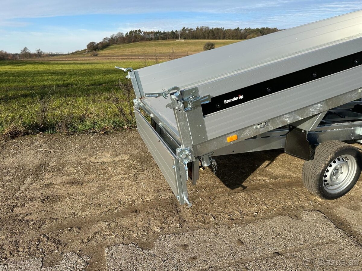 Přívěsný vozík sklopný | třístranný | 3500kg BRENDERUP - 13
