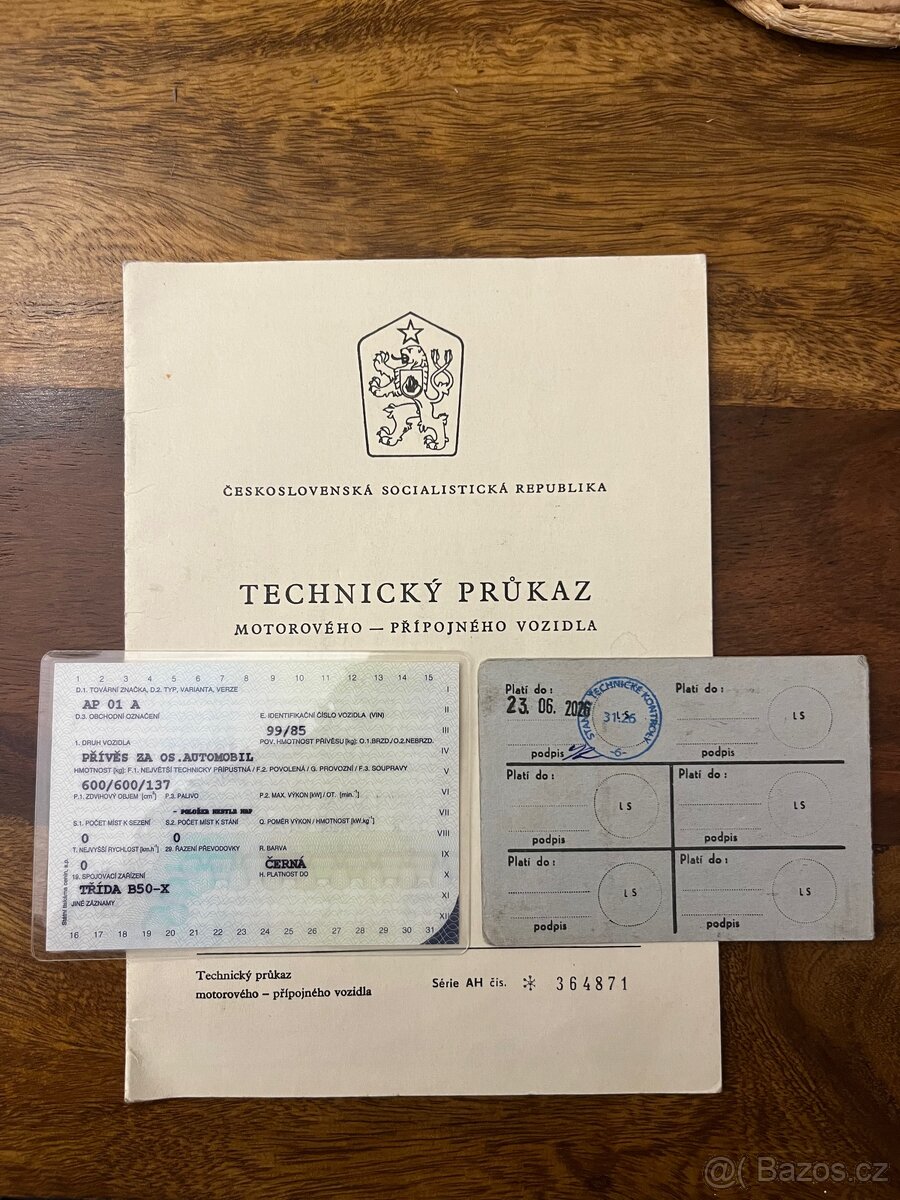 Přívěsný Vozík AP 01 A - 13