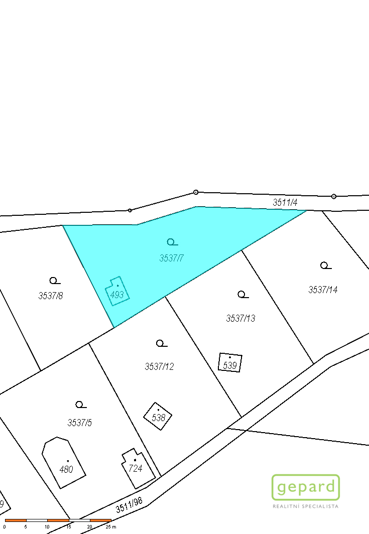 Prodej pozemku na výstavbu chaty u ČB - 13