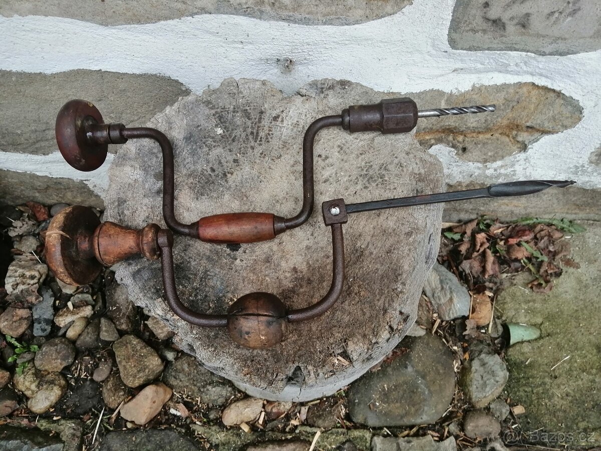 Starožitné ruční vrtačky - 13