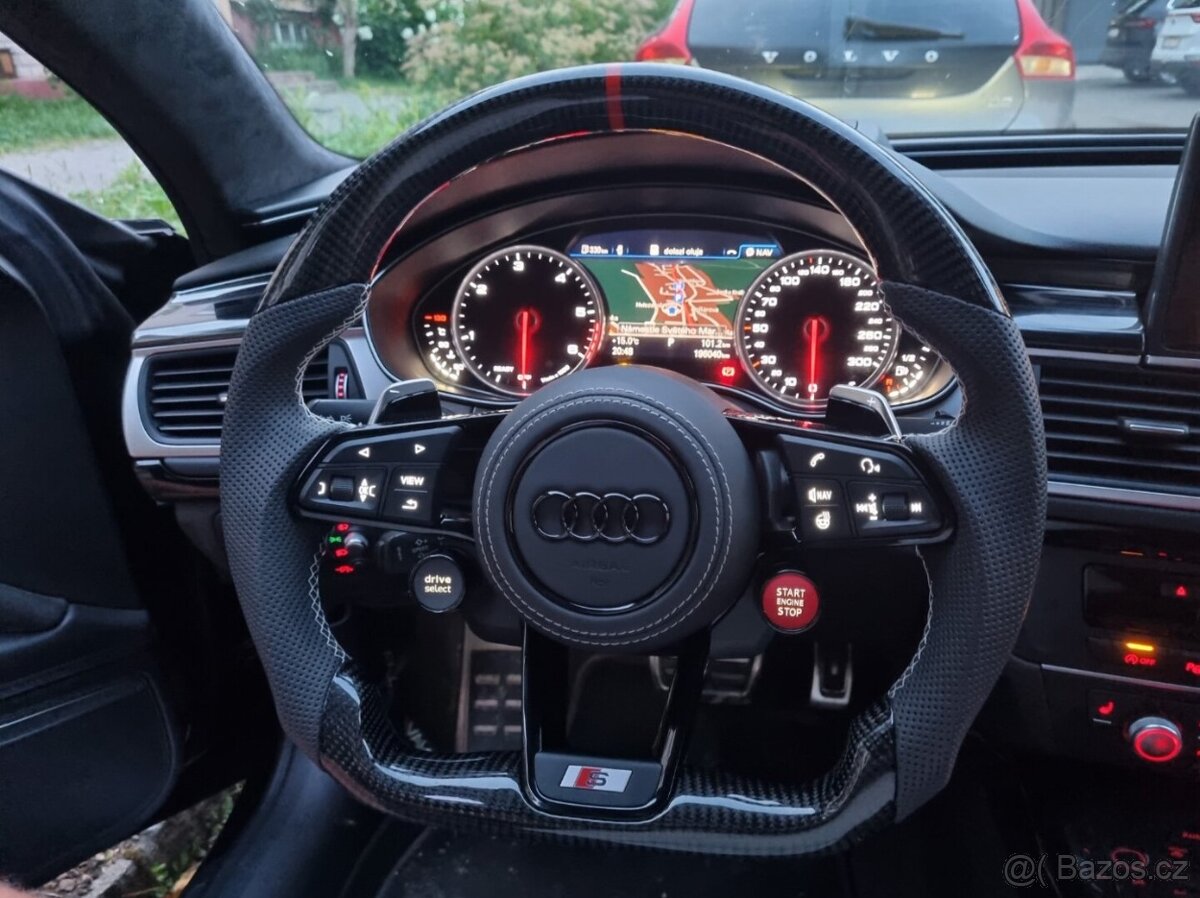 AUDI VOLANT SPORTOVY so START/STOP - DRIVE SELECT karbon - 13