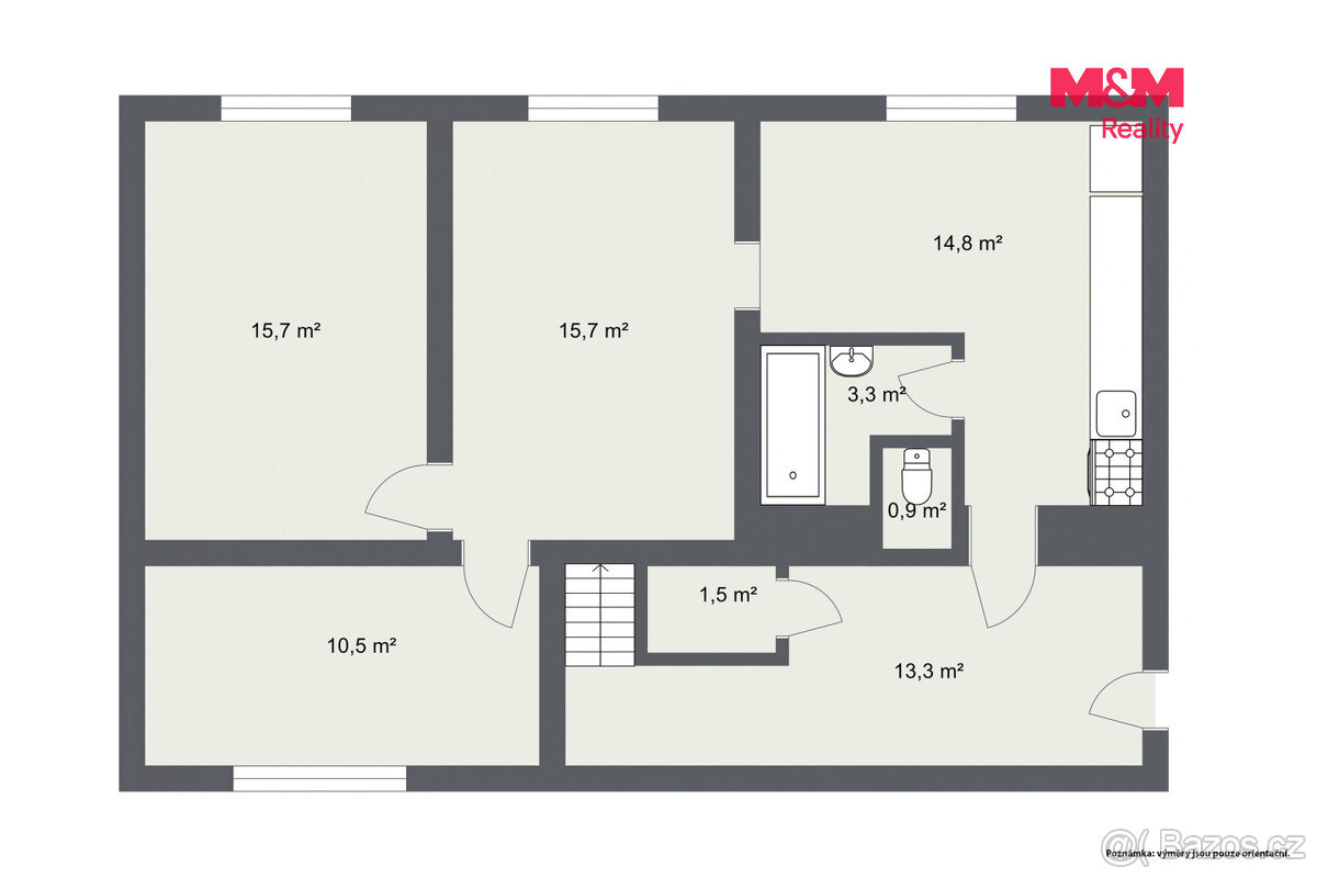 Prodej domu, 72 m², Hřivice - 13