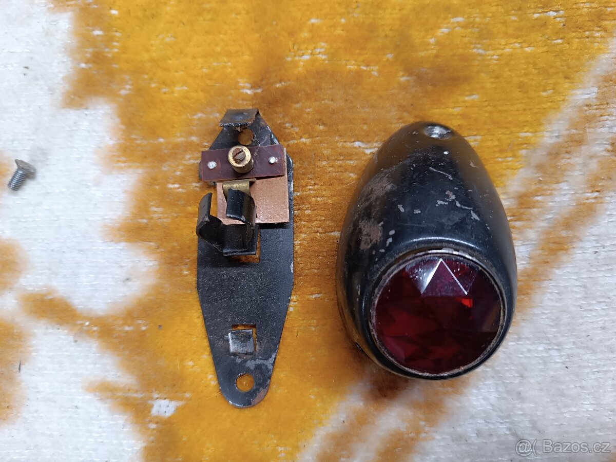 Maska Jawa,výfuk čz 150c,zadní světlo,pulbuben,mustang - 13