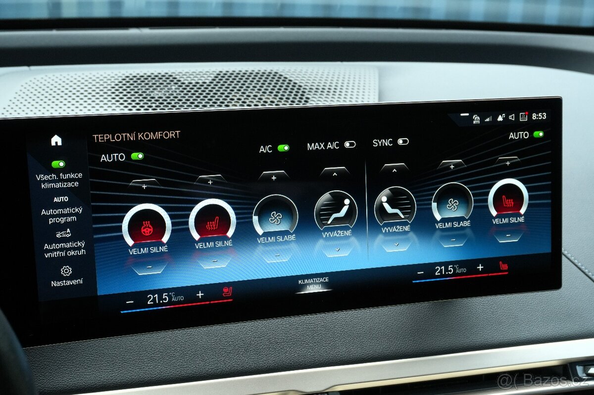 BMW IX xDrive 50 385 kW, Panorama, Tažné, Záruka, SoH 97.5% - 13