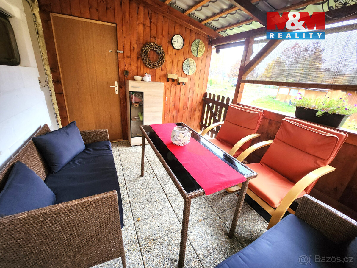 Prodej, karavan s dřevěnou přístavbou, Hradec u Kadaně - 13