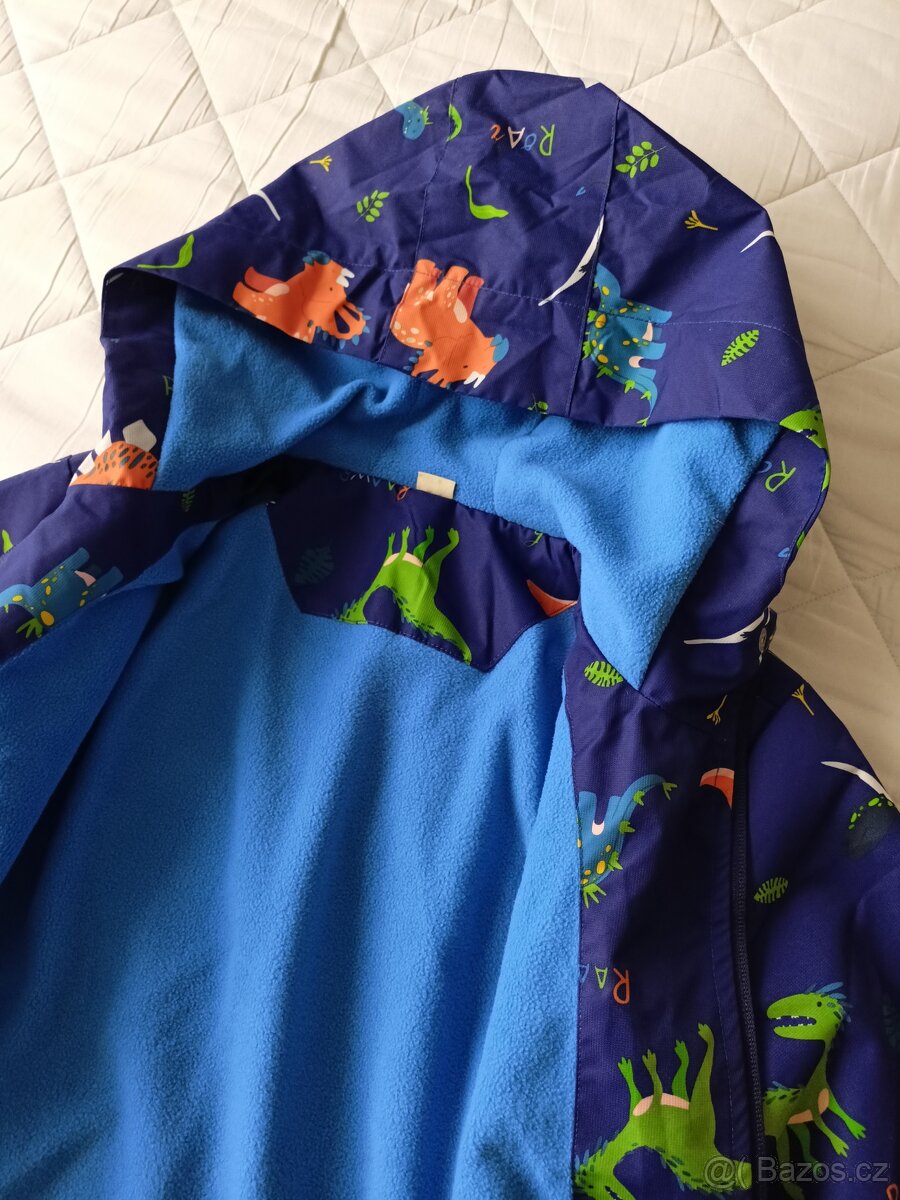 Dětská nepromokavá DINO bunda, vel.128/134 - 13