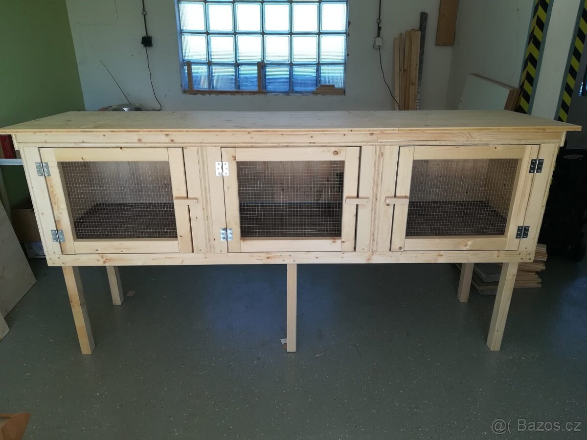 Nová králíkárna 1-9ti kotcová - 13