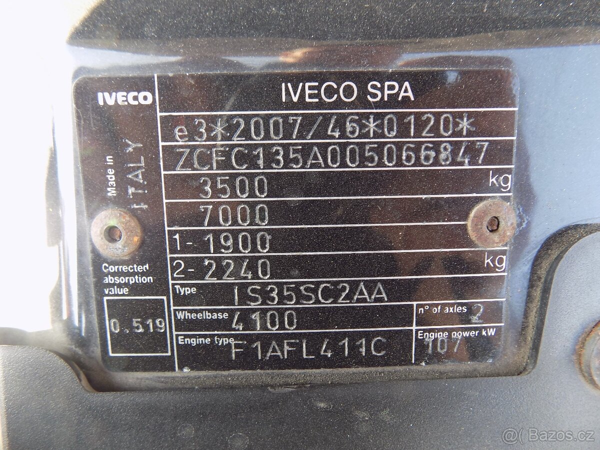 Iveco Daily 35-150 AUTOKLIMA, TAŽNÉ - 13
