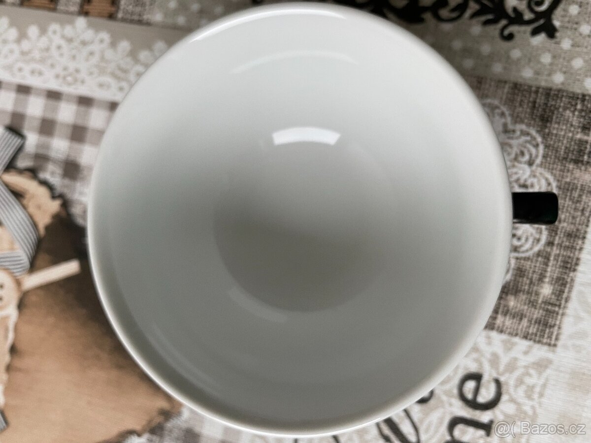Retro souprava z čínského porcelánu II - motiv květiny - 13