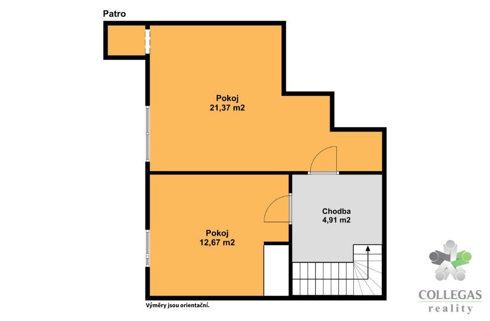 Pronájem, byt 3+kk, 87 m2, Brno, ul. Stará - 13