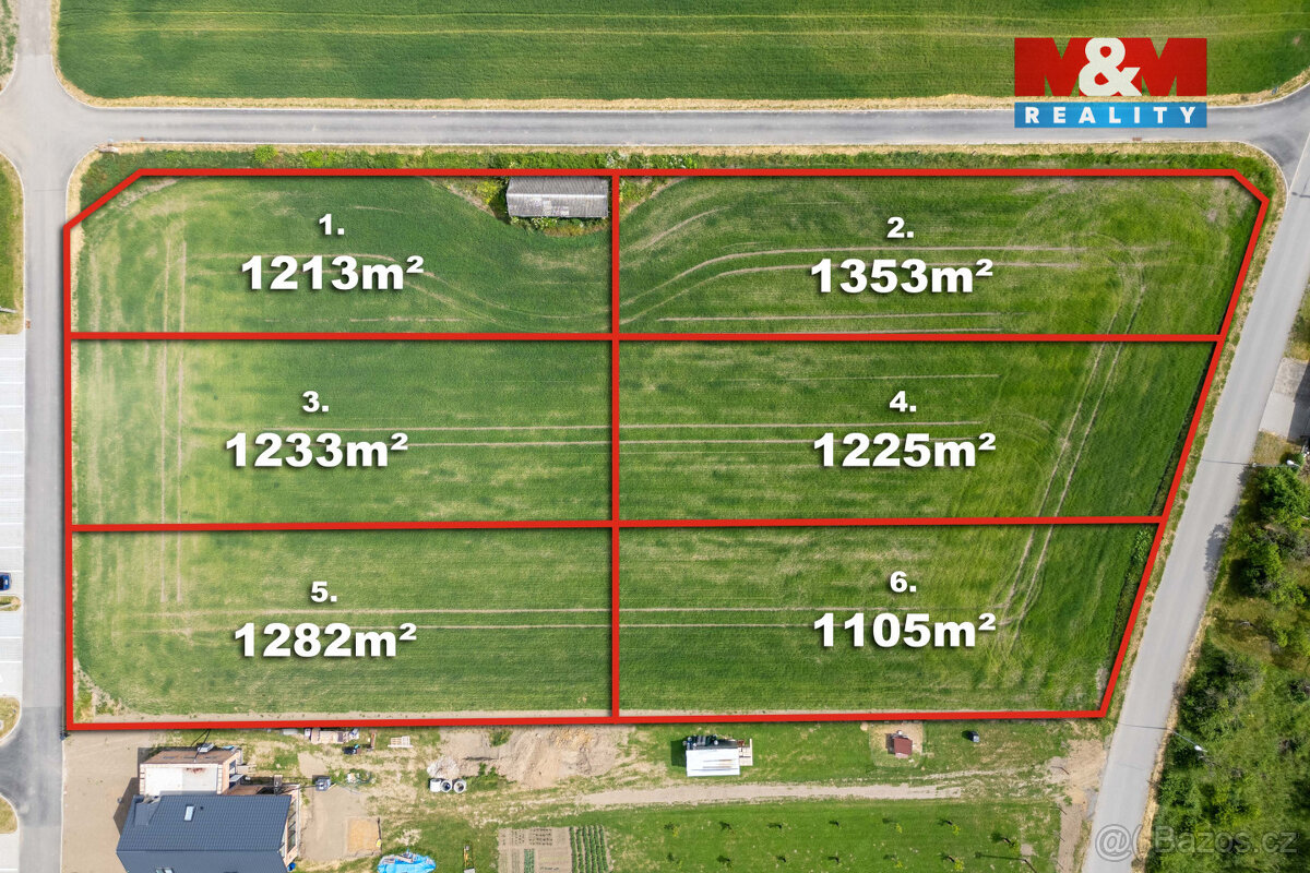 Prodej pozemku k bydlení, 1282m², Přerov - Dluhonice - 13