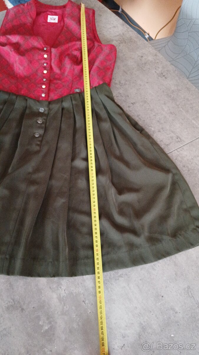 Krojové šaty dirndl Spieth & Wensky vel.M - 13