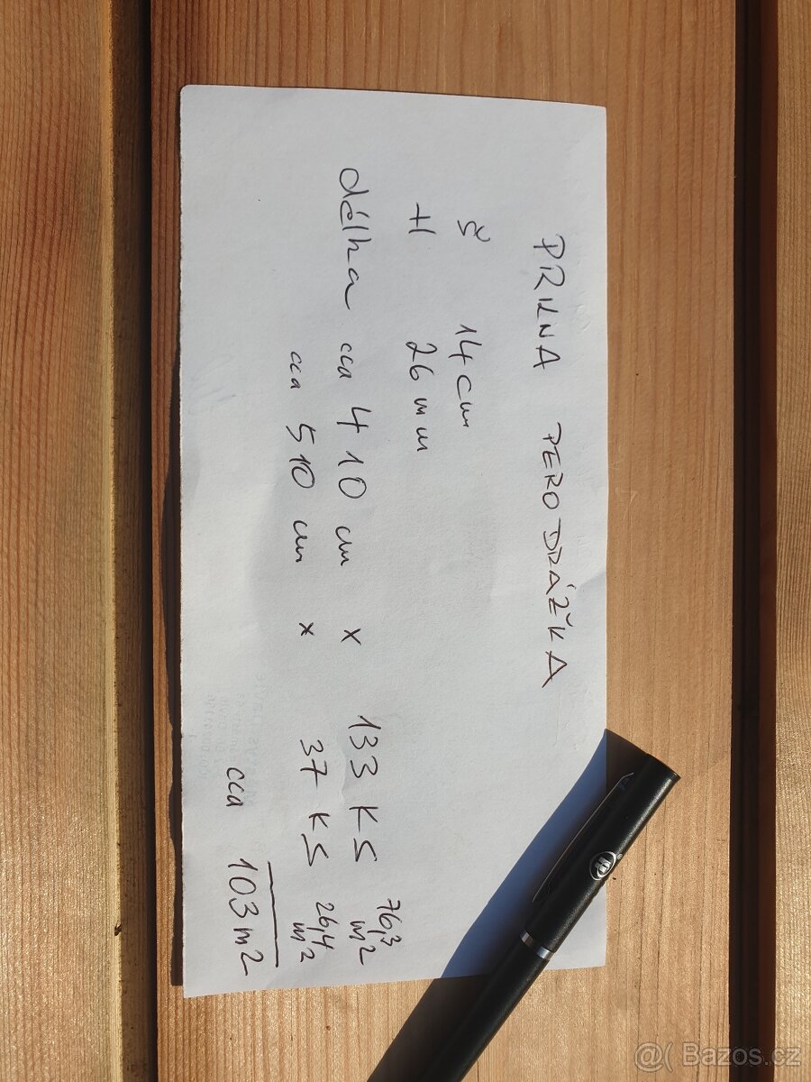 Podlahové prkna, terasa - vyschlá - 13