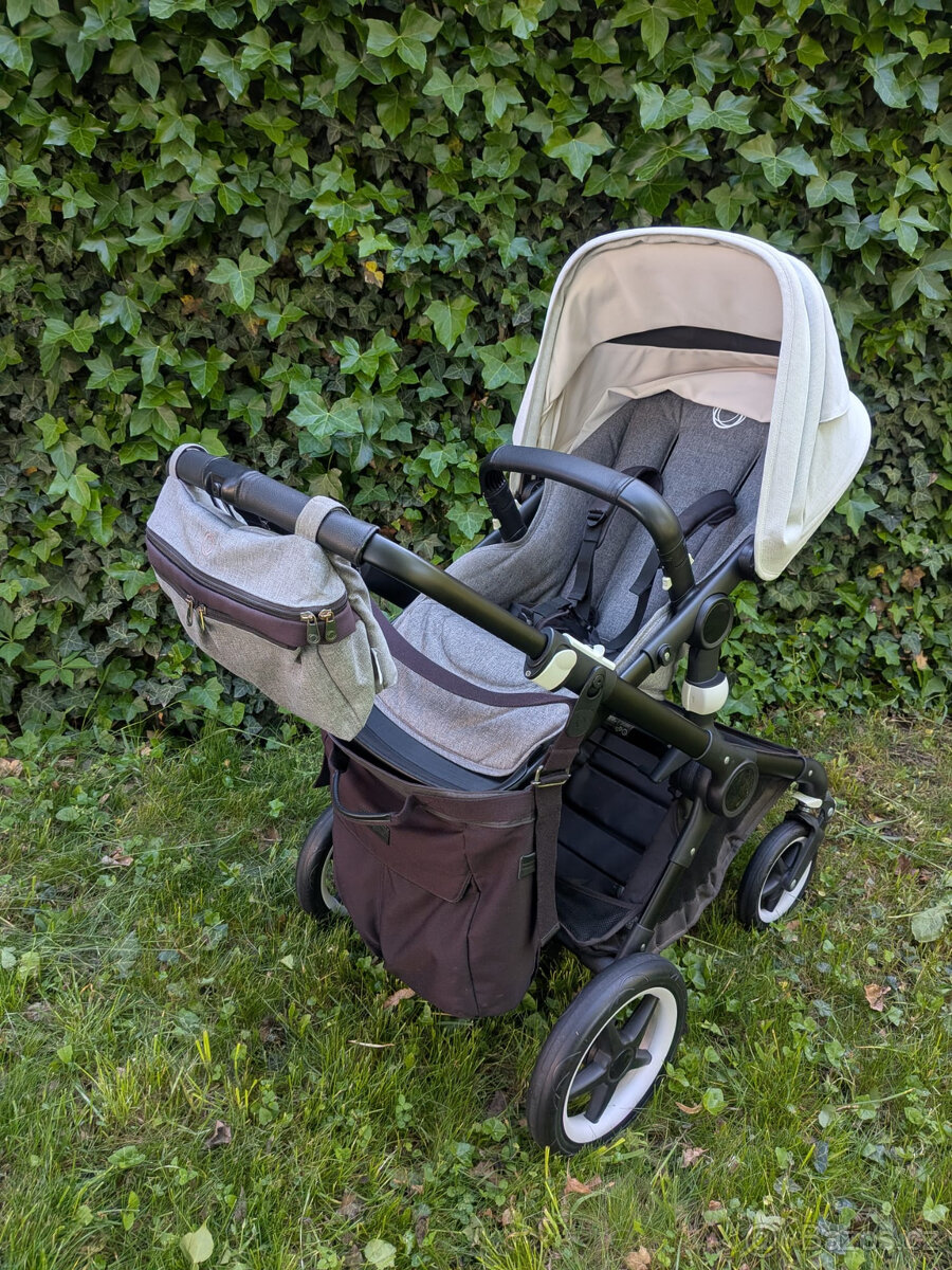 Bugaboo Fox style set GREY MELANGE + příslušenství - 13