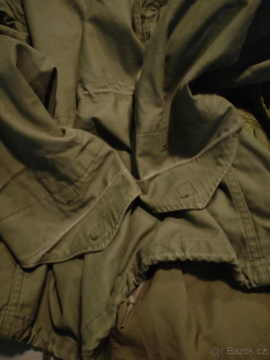BUNDA PARKA M65 ALPHA INDUSTRIES OLIVE L/R V.Č. VLOŽKY - 13