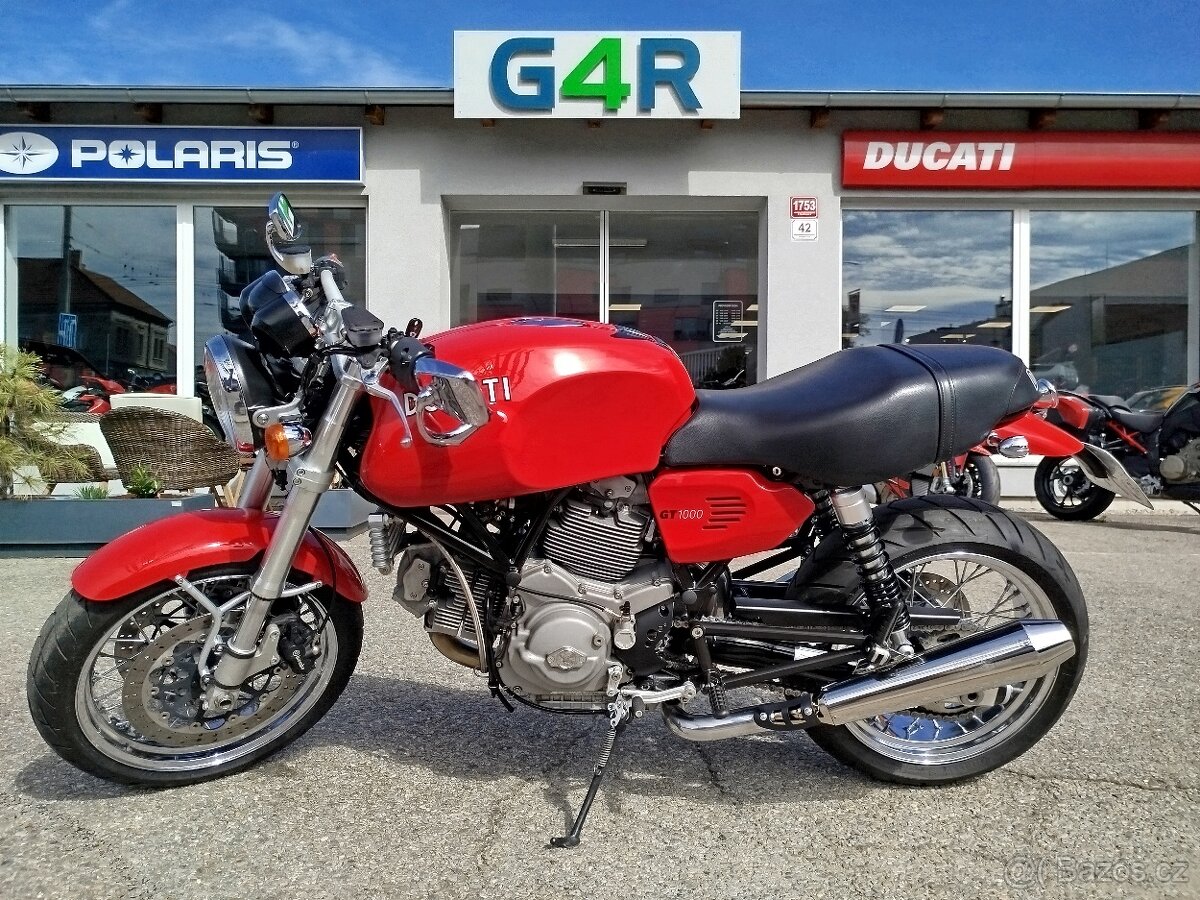 Ducati GT 1000, 1. MAJITEL V ČR, KÁSNÝ STAV, LADĚNÝ VÝFUK - 13