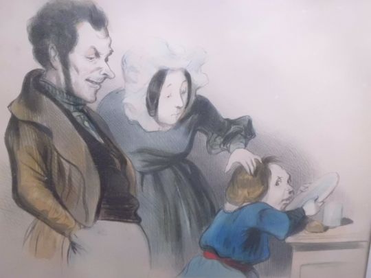 Starožitné Ručně Kolorované Litografie CHEZ AUBERT cca 1830 - 13