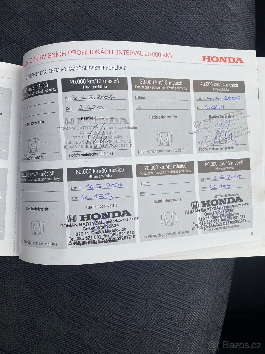 Honda Civic 1.6 VTEC 81kw rok 2003 STK 09/2027 původ ČR - 13