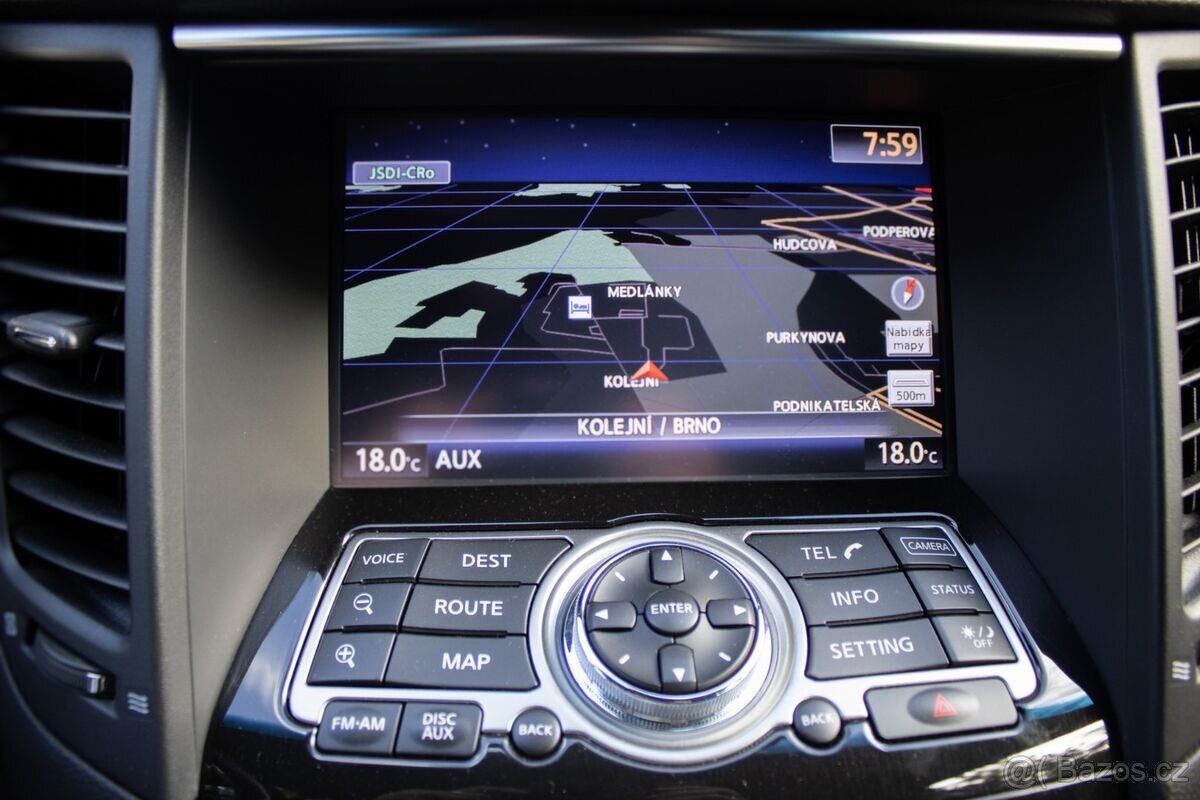 Infiniti QX70 S, , servisované, DVB-T - 13