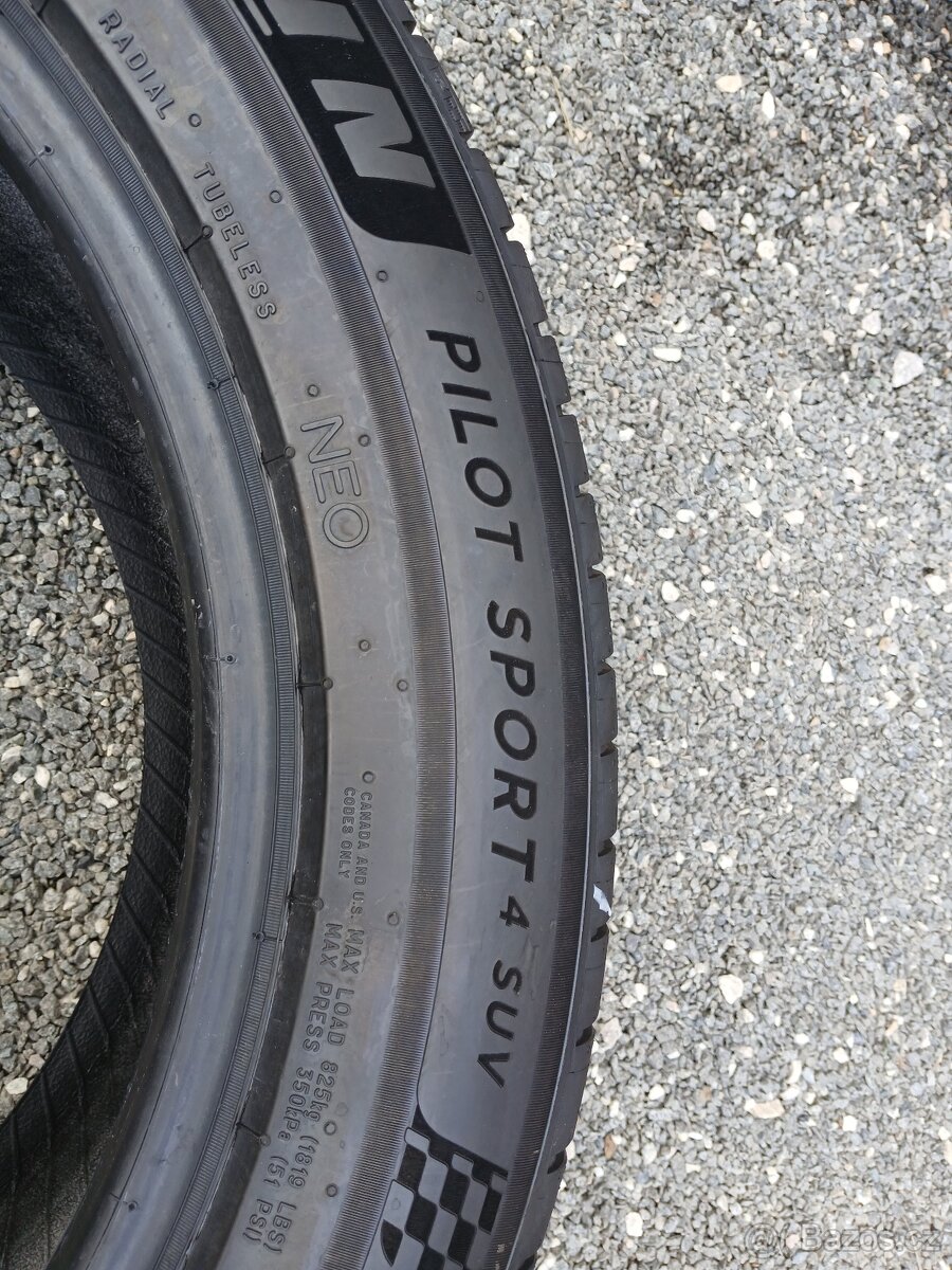 Nové letní Michelin PilotSport 235/55/19, 255/50/19 - 13
