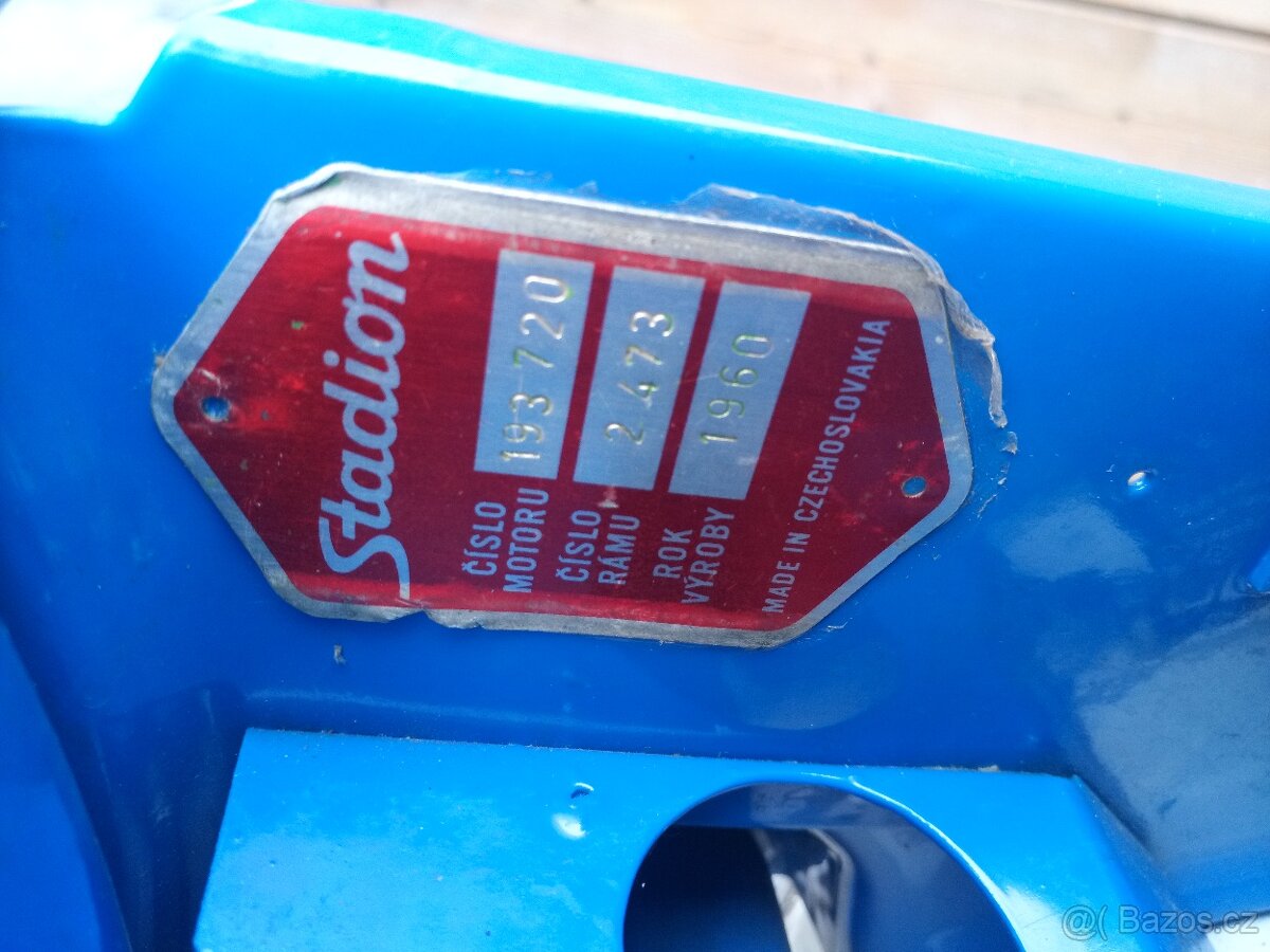 Prodám mopedy Stadion S 22 r.1960 - 13
