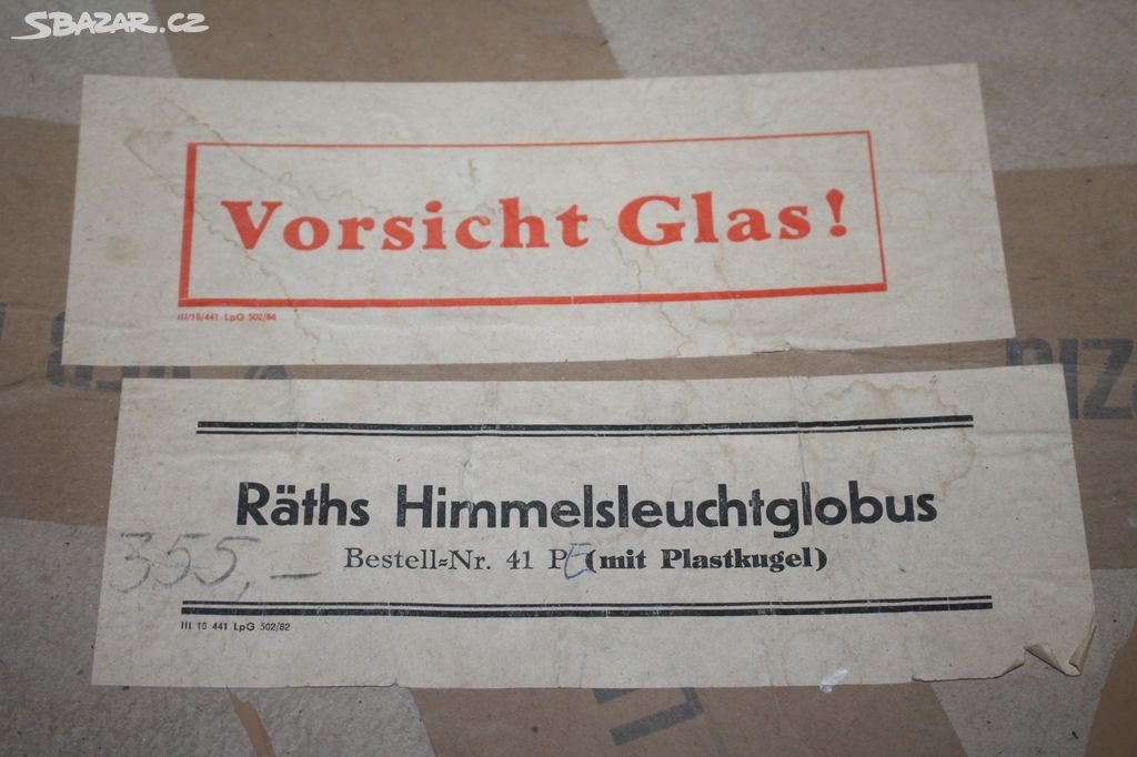 Retro globus v původní krabici - poštovné je v ceně - 13