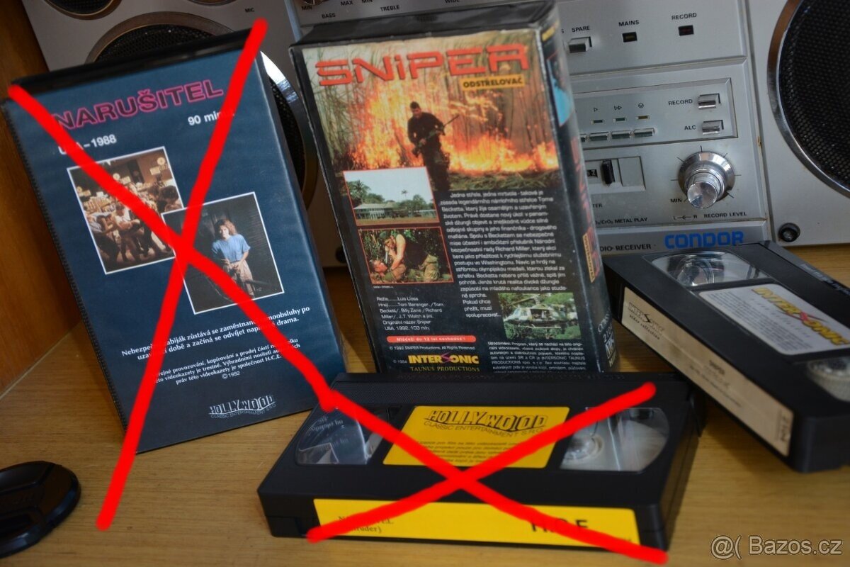 VHS videokazety a nějaká DVD - 13