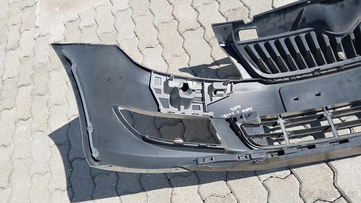 Škoda Fabia 2 – Nárazník přední stribrný 9156 Facelift - 13