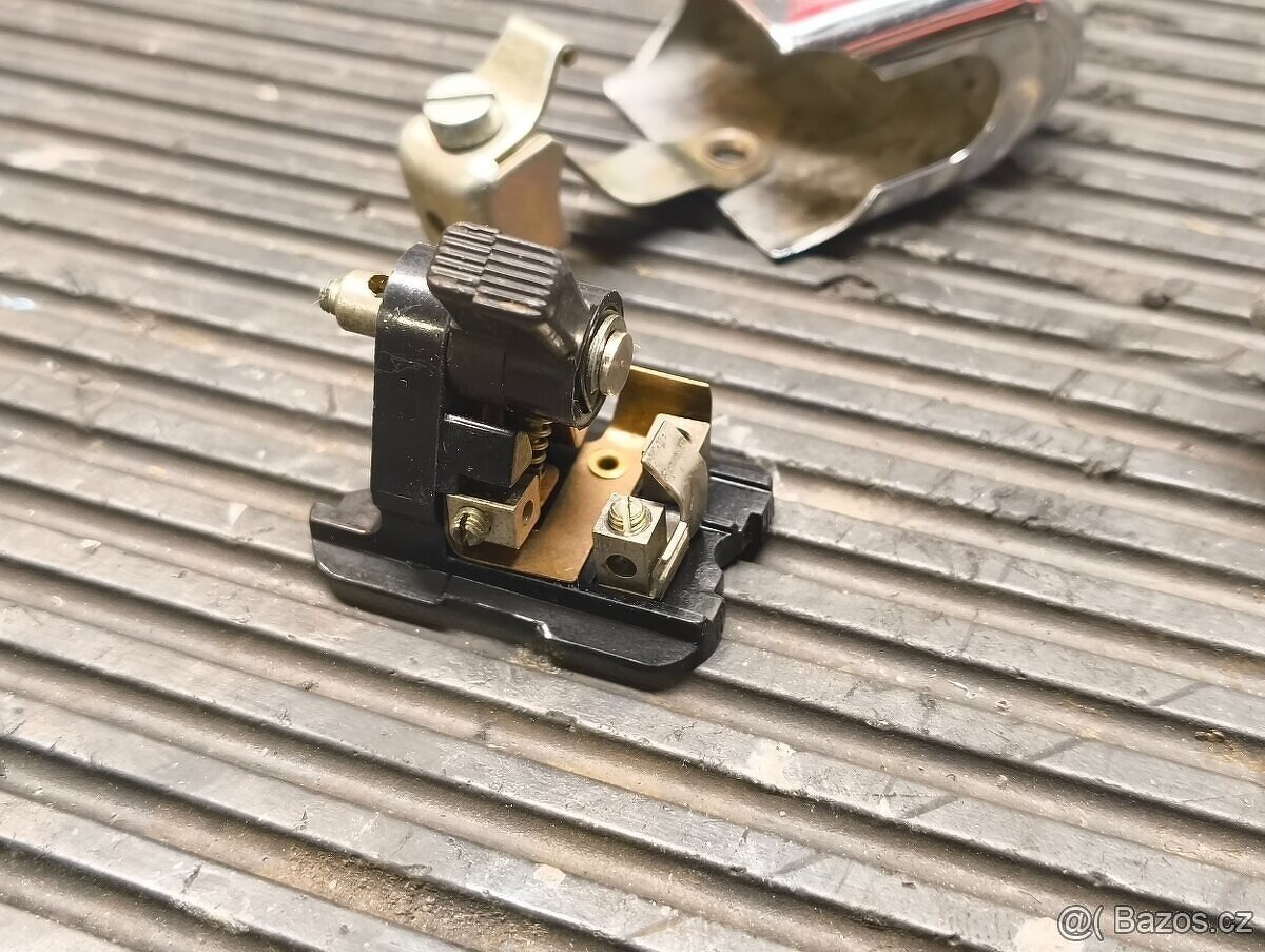Přepínač světel plyn Jawa 634 350 první typ bizon řidítka - 13
