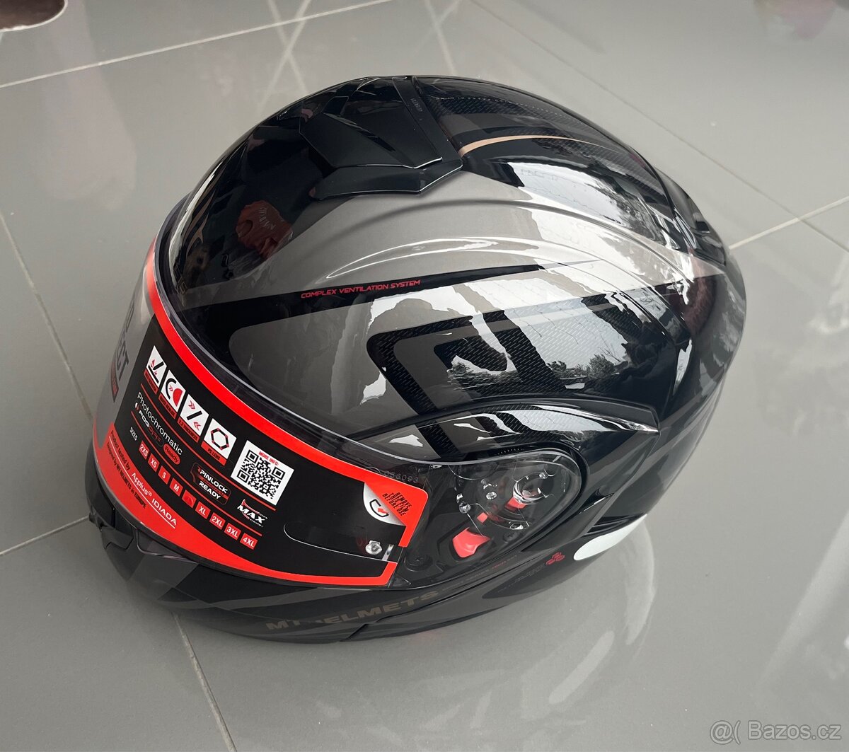 Helma na motorku MT HELMETS - překlopná (NOVÁ) - 13