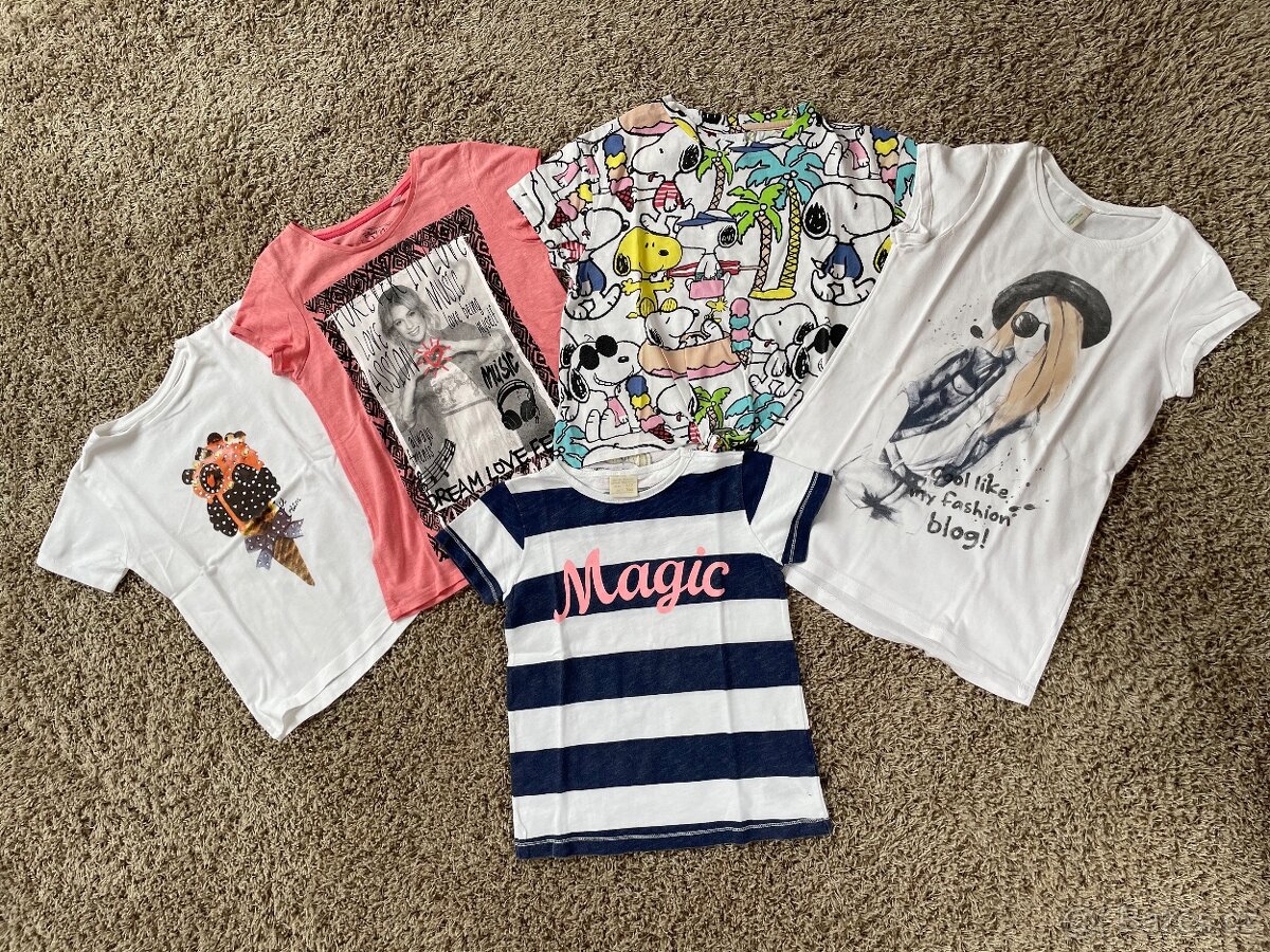 Mix 40ks. oblečení dívka vel. 122/128 - 13