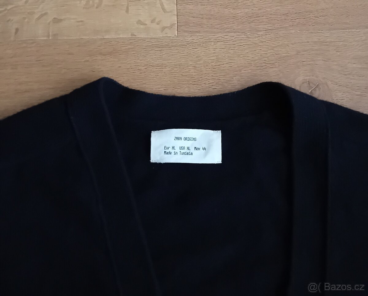 Zara pánský svetr kardigan vel. L/XL 100% vlna - 13